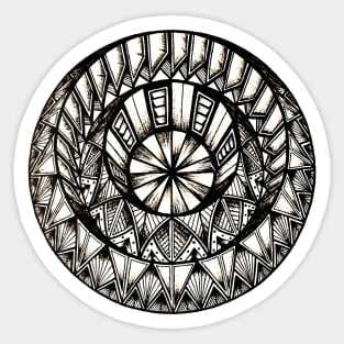 3d mandala Sticker